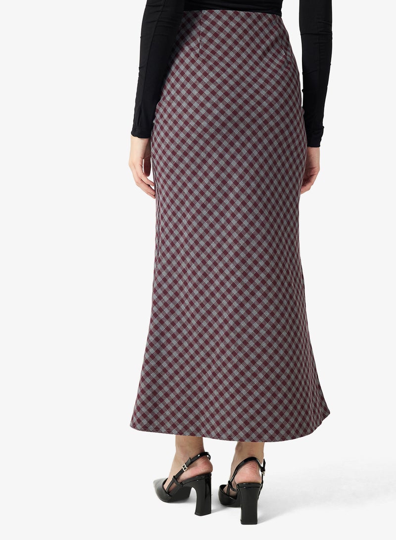 ELLA Check Print skirt - Image 3